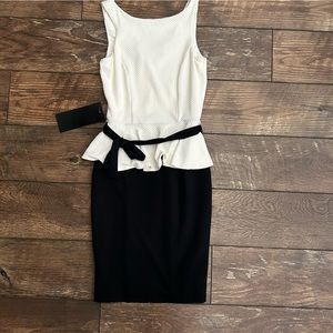 NWT Bebe Peplum Dress